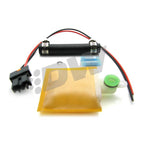 DeatschWerks DW300c 340LPH Fuel Pump w/ Universal Install Kit - Angle 2
