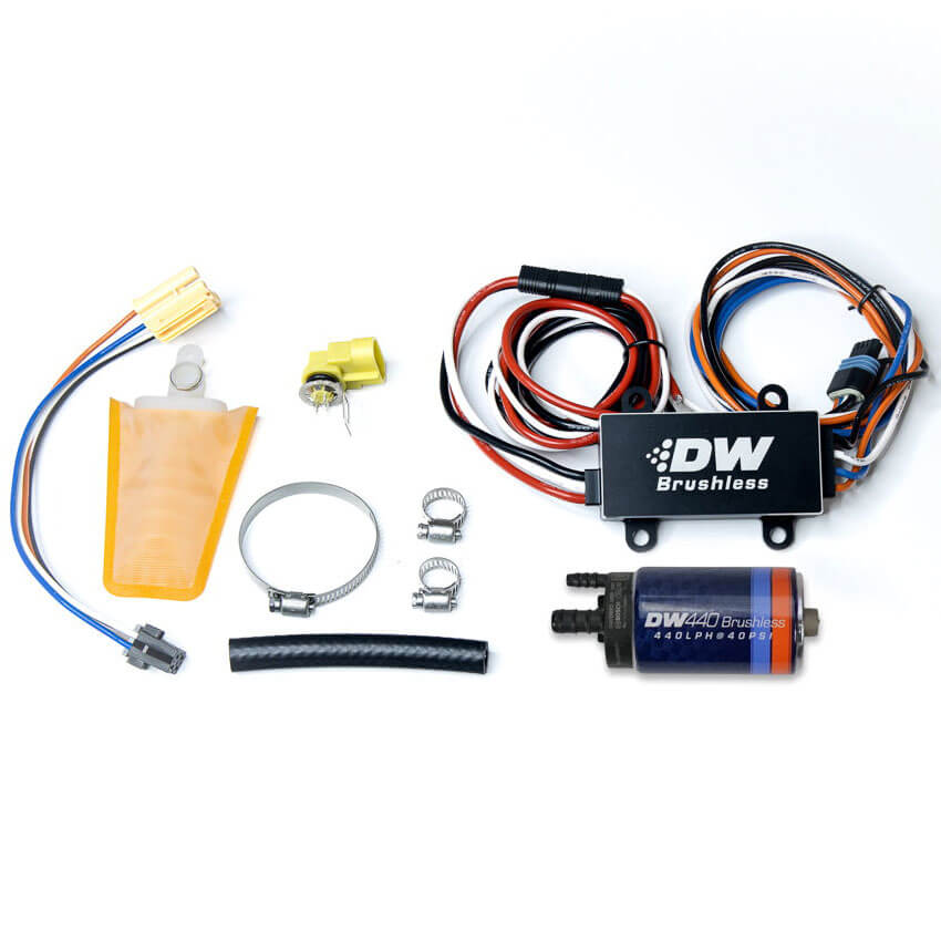 DeatschWerks DW440 440LPH Brushless Fuel Pump w/ Dual Speed Controller, 2002-2007 WRX