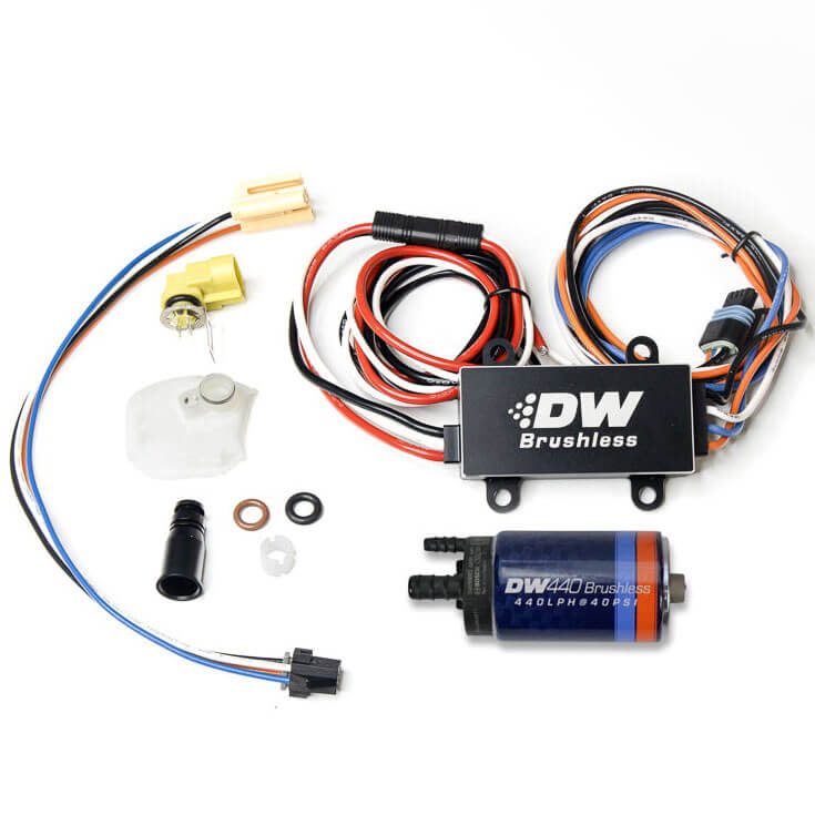 DeatschWerks DW440 440LPH Brushless Fuel Pump w/ Dual Speed Controller, 2008-2014 WRX