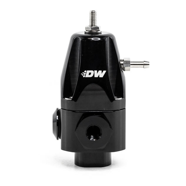 DeatschWerks DWR1000 Adjustable Fuel Pressure Regulator (Dual -6 Inlets, -6 Outlet, Black)
