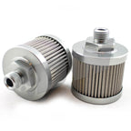 DeatschWerks Fuel Pump Pre-Filter (6AN, 100 Micron, Fits DW 9-250 Pump) - Angle 2
