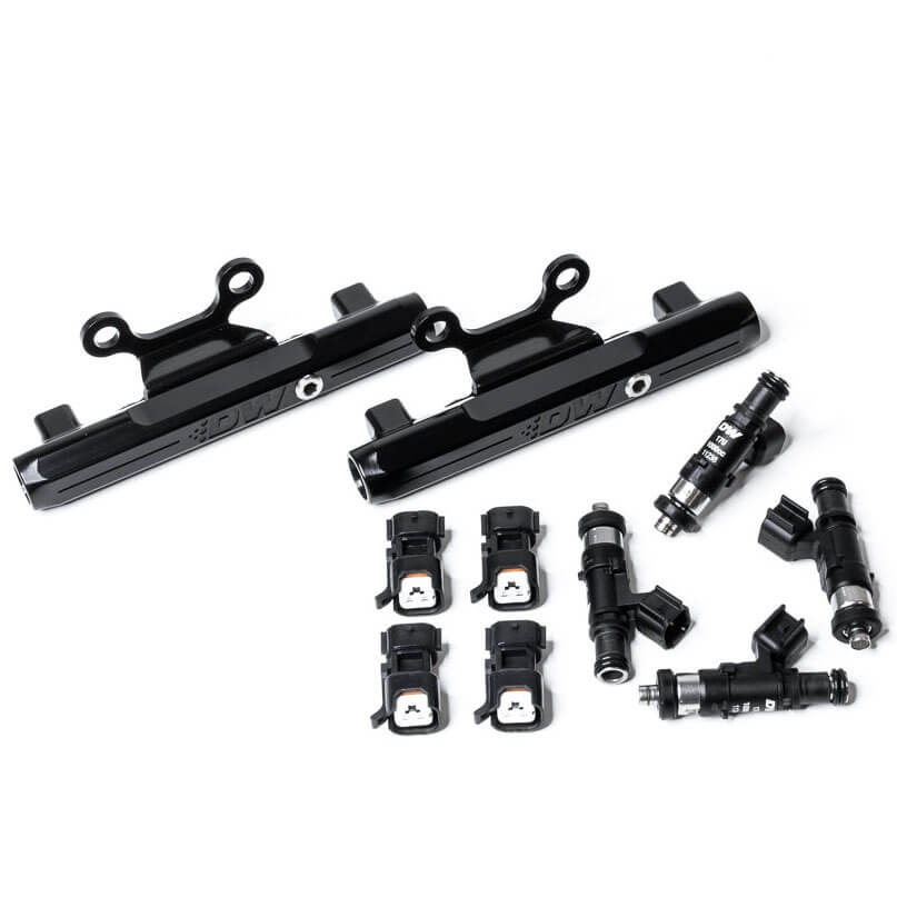 DeatschWerks Fuel Rail Upgrade Kit w/ 1000cc Injectors, 2002-2014 WRX & 2007-2017 STi
