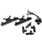 DeatschWerks Fuel Rail Upgrade Kit w/ 1200cc Injectors, 2002-2014 WRX & 2007-2017 STi