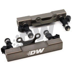DeatschWerks Fuel Rail Upgrade Kit w/ 1200cc Injectors, 2002-2014 WRX & 2007-2017 STi - Angle 2