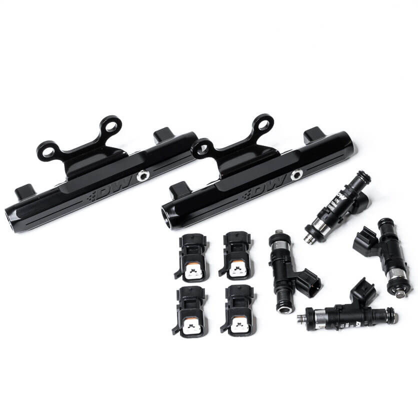 DeatschWerks Fuel Rail Upgrade Kit w/ 750cc Injectors, 2002-2014 WRX & 2007-2017 STi