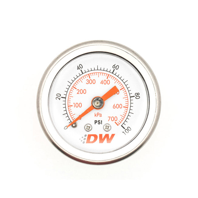 DeatschWerks Mechanical Fuel Pressure Gauge (0-100 psi)