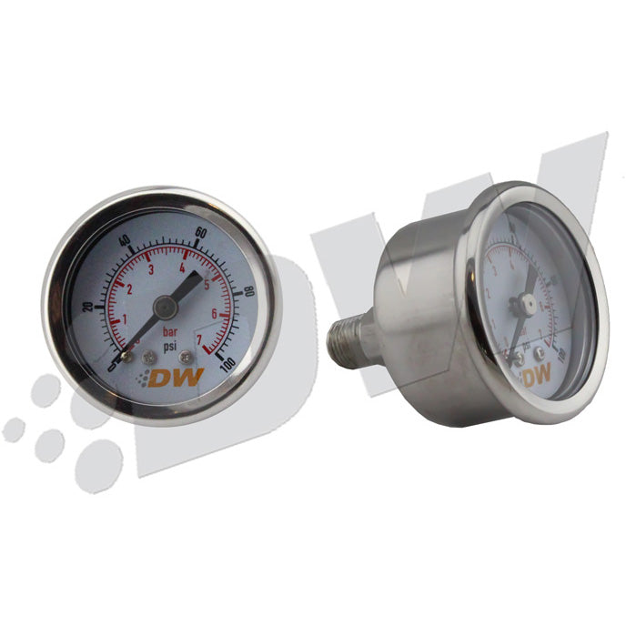DeatschWerks Mechanical Fuel Pressure Gauge (0-100 psi) - Angle 2