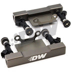 DeatschWerks Top Feed Fuel Rail Conversion Kit w/ 2200cc Injectors, 2004-2006 STi - Angle 2
