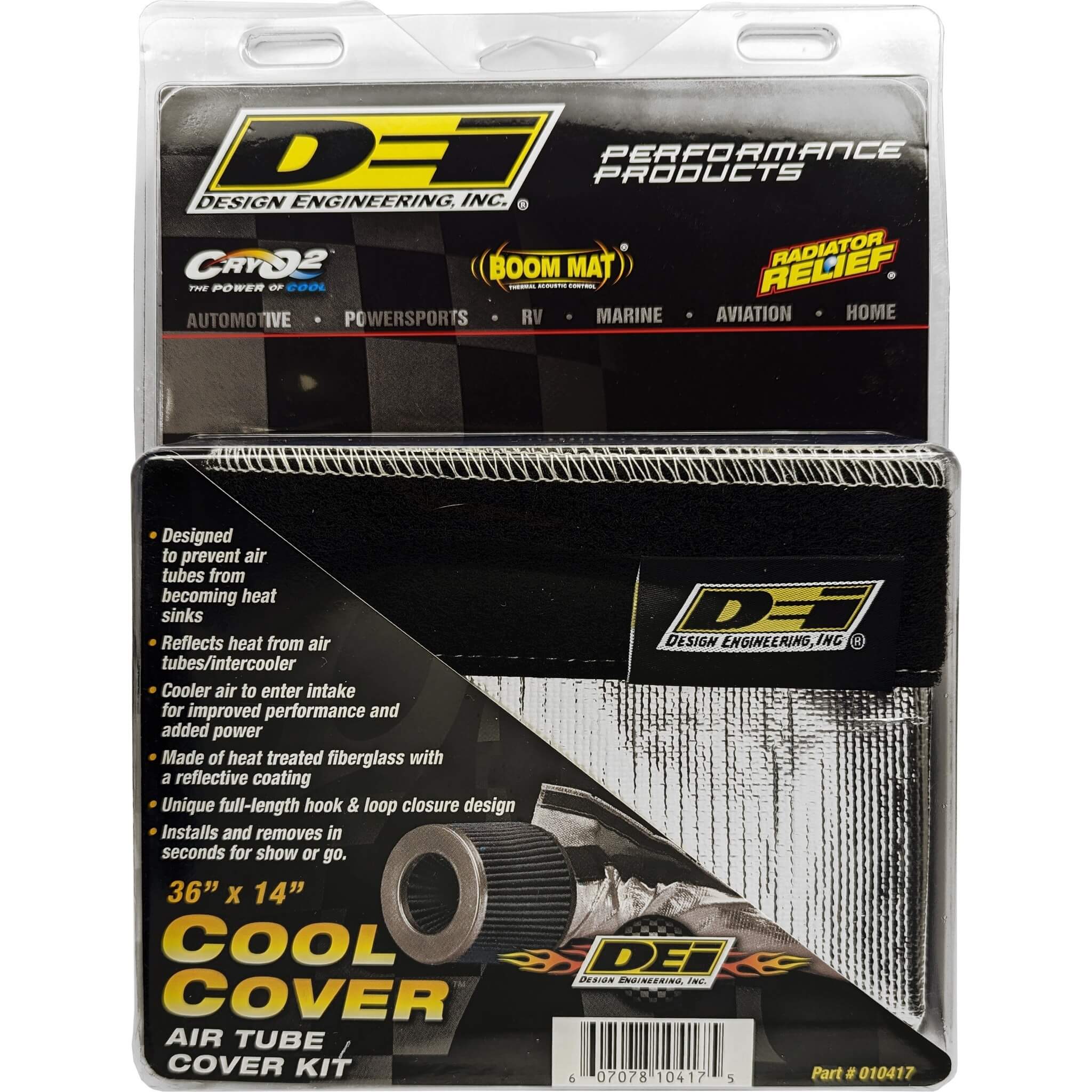 DEI Cool Cover Intake Pipe Cover Kit - Angle 2