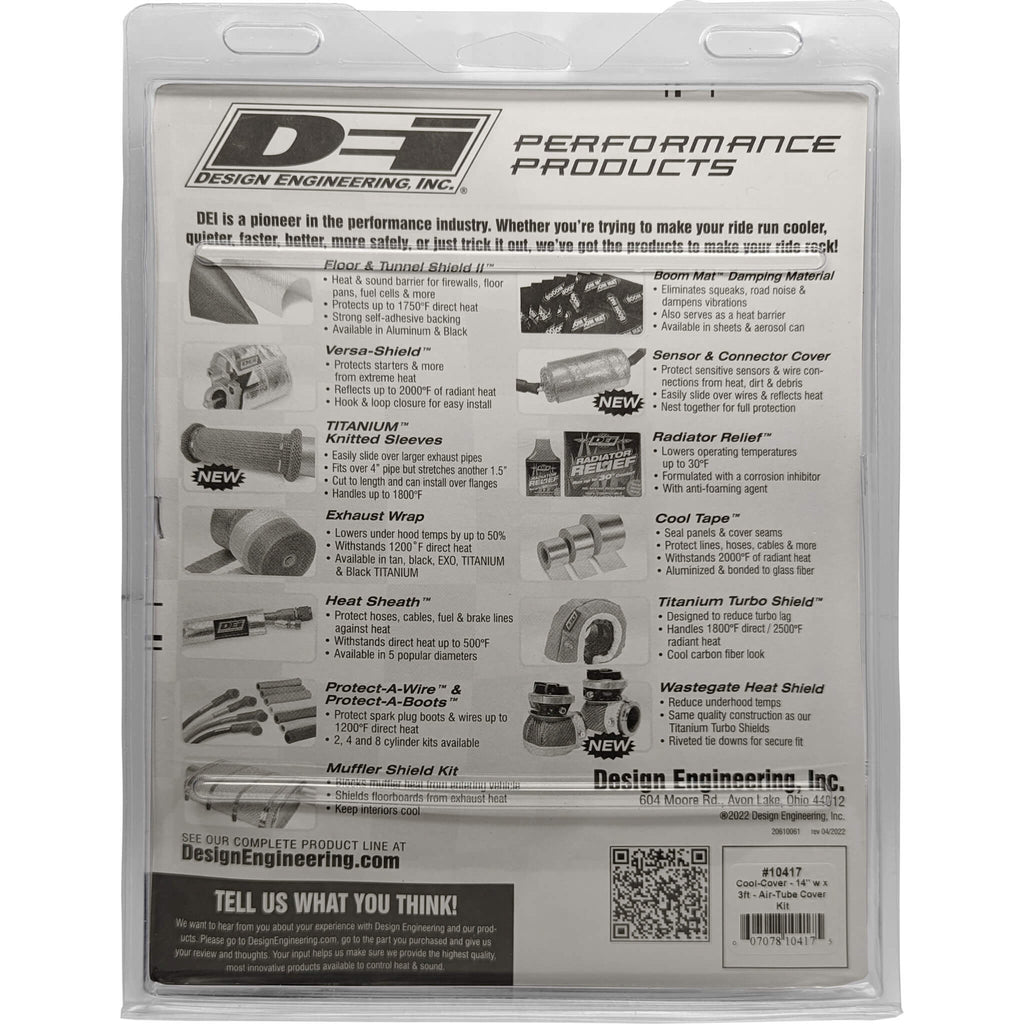 DEI Cool Cover Intake Pipe Cover Kit - Angle 3