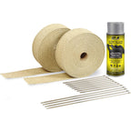 DEI Exhaust Wrap Kit (Tan Wrap, Aluminum Spray, Ties)