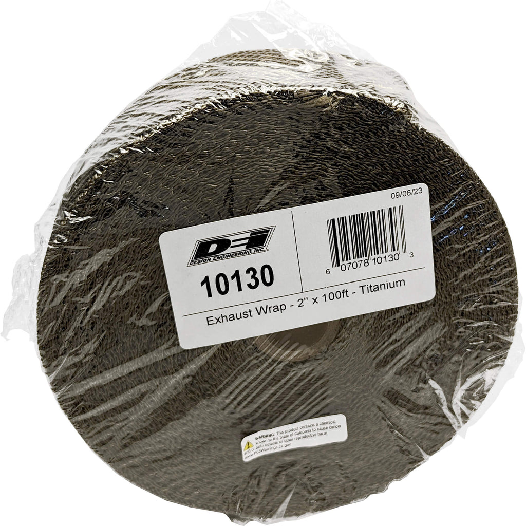DEI Exhaust Wrap (Titanium, 2in x 100ft) - Angle 2