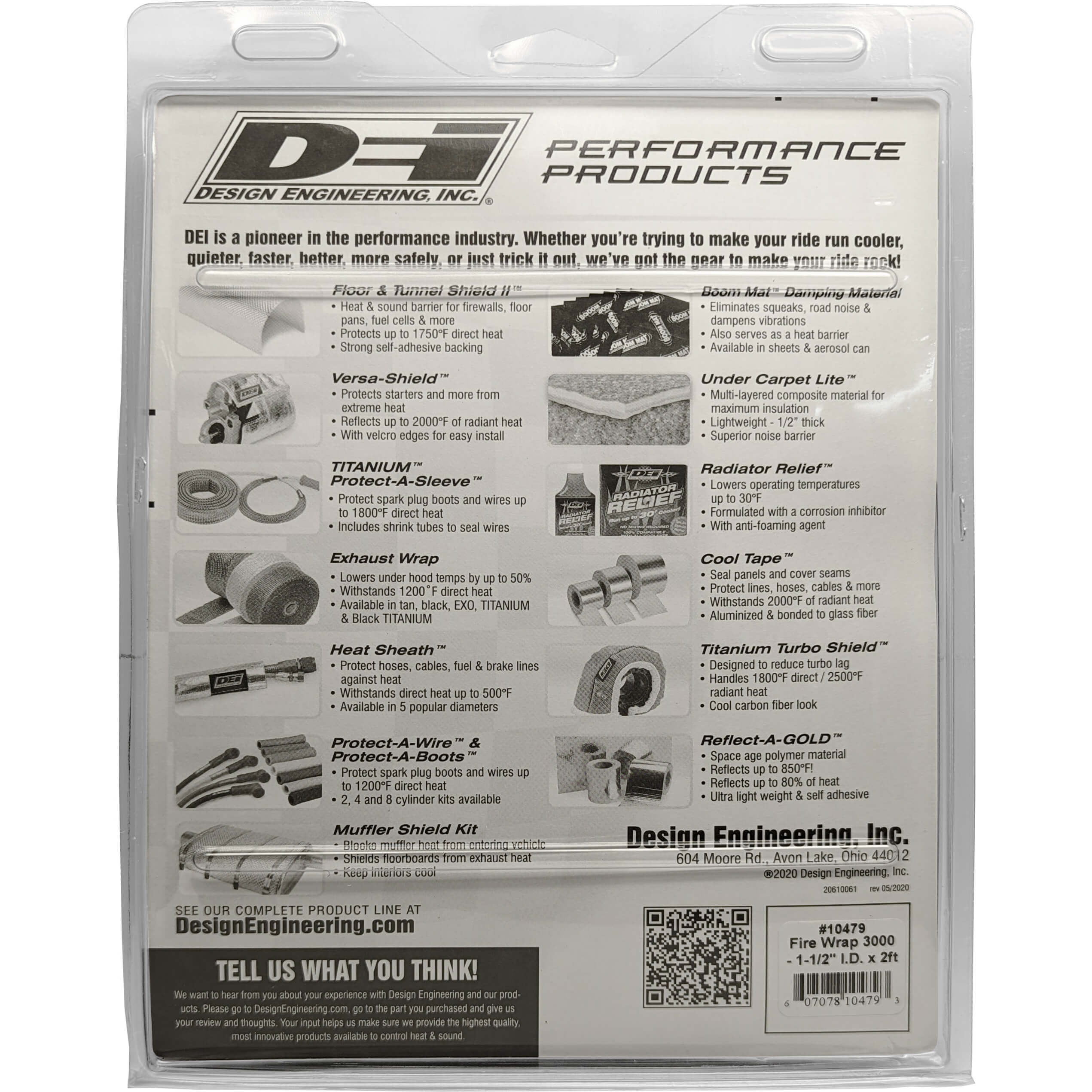 DEI Fire Wrap 3000 (1.5in x 2ft) - Angle 3