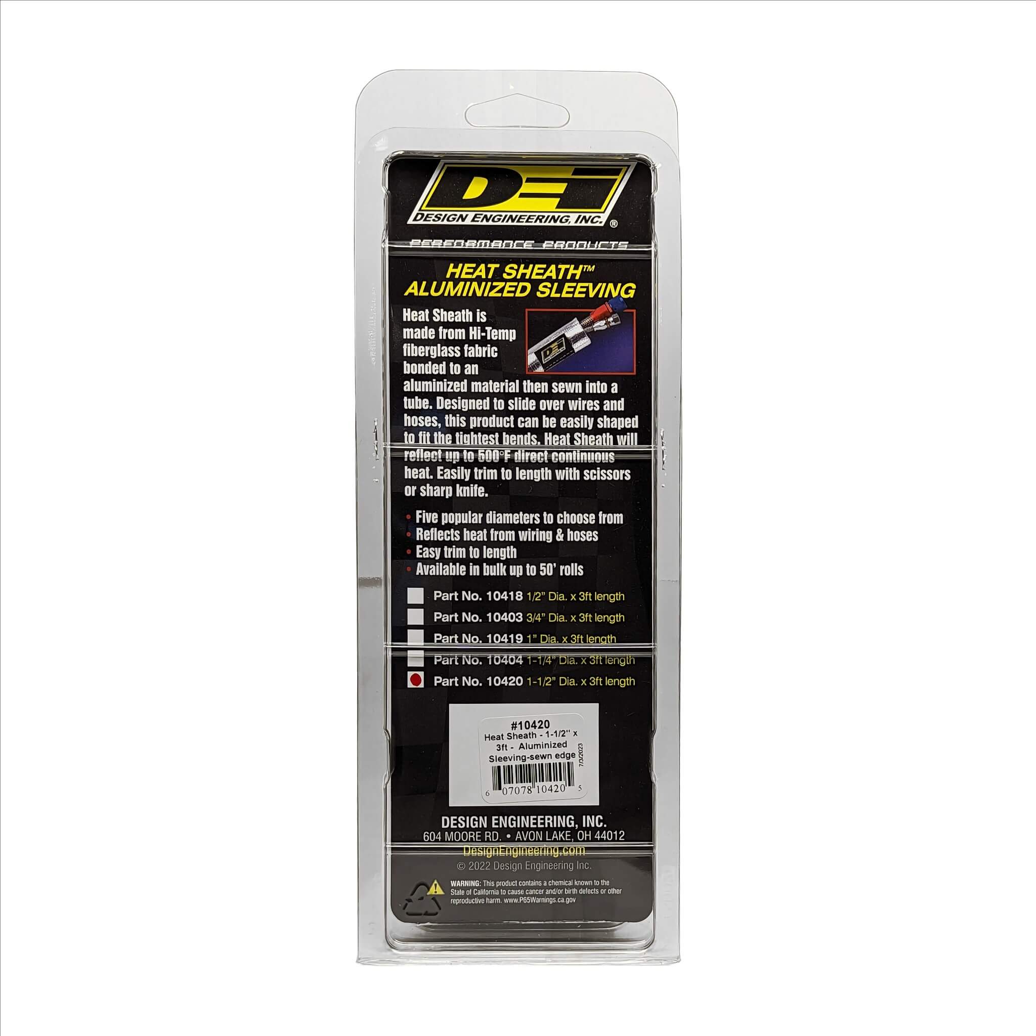 DEI Heat Sheath (1.5in x 3ft) - Angle 3