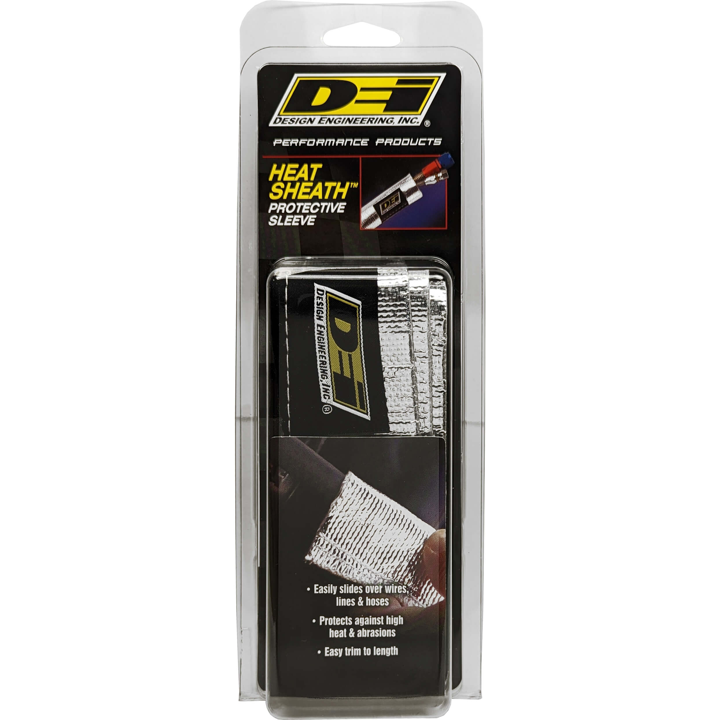 DEI Heat Sheath Aluminized Sleeving (Sewn) 3/4in x 3ft - Angle 2