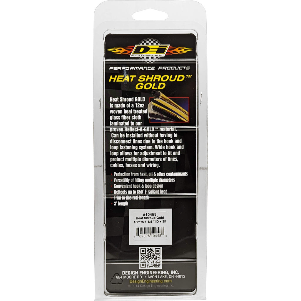 DEI Heat Shroud Gold (0.5-1.25in x 3ft) - Angle 3