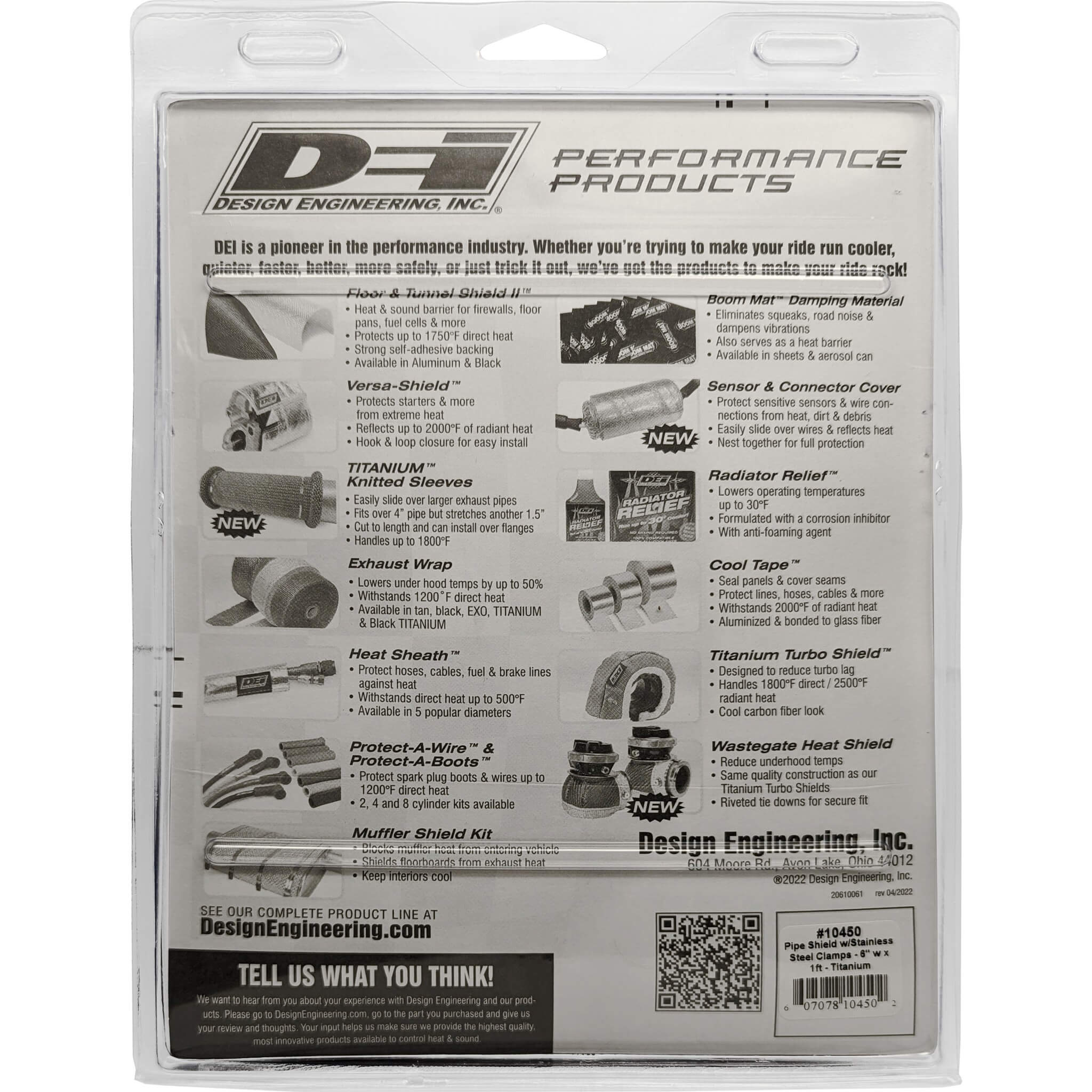 DEI Pipe Shield Kit (Titanium, 1ft Long x 6in Wide) - Angle 3
