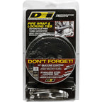 DEI Pipe Wrap Kit (2in x 25ft, Black, w/ Ties) - Angle 2