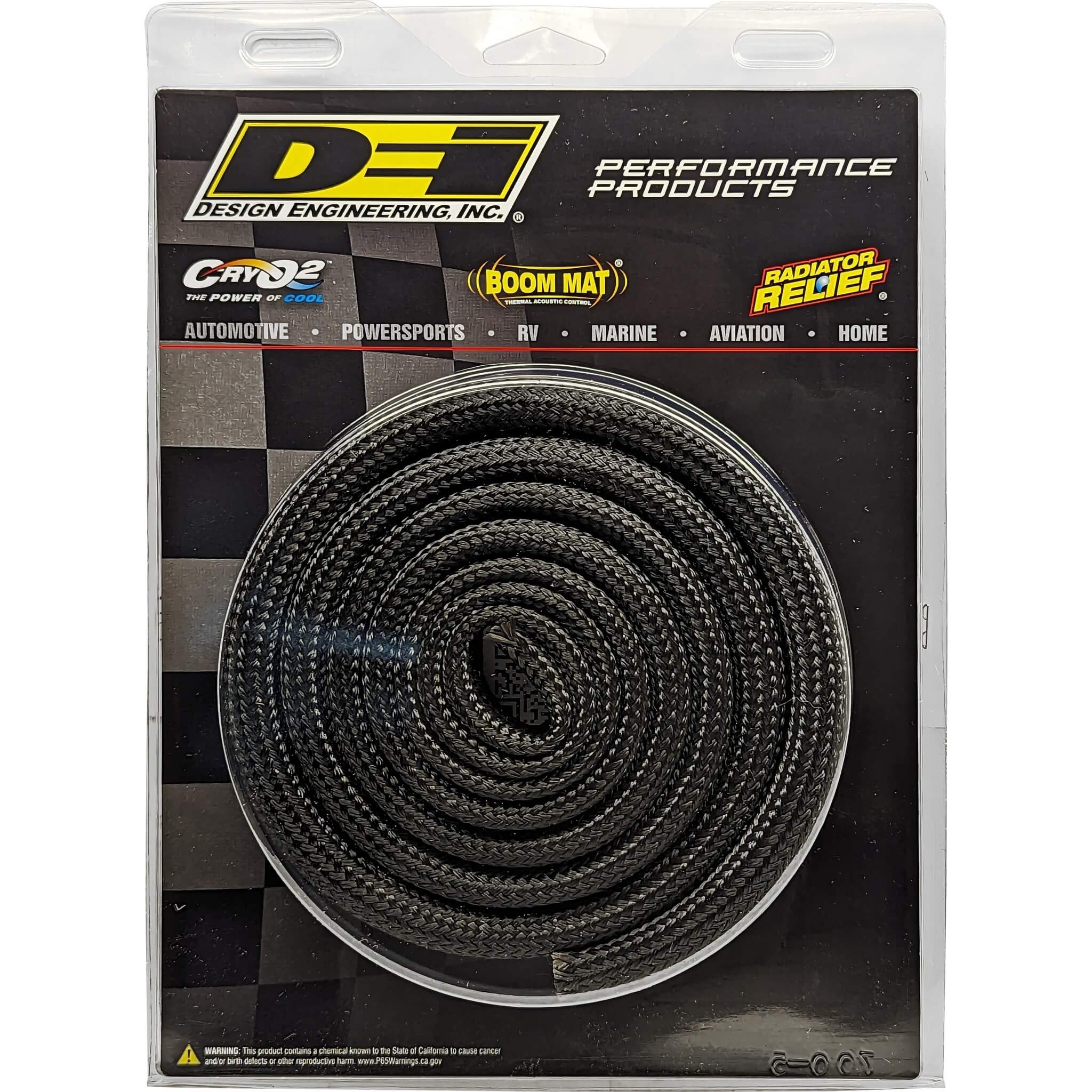 DEI Protect-A-Sleeve (Black Titanium, 1/2in x 6 Ft) - Angle 2