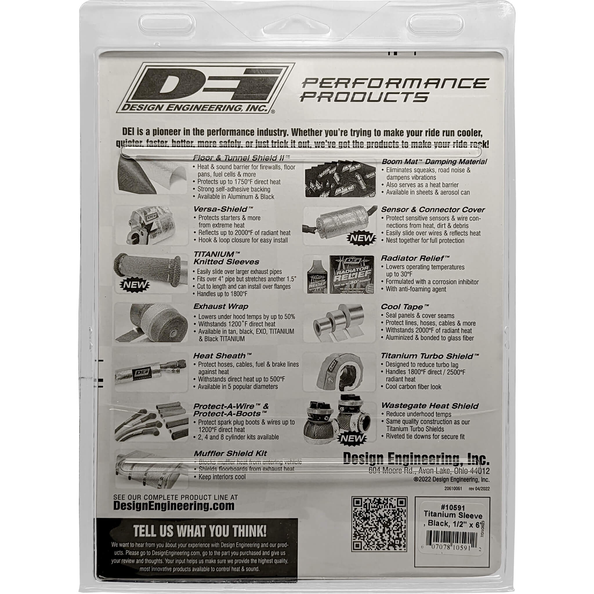 DEI Protect-A-Sleeve (Black Titanium, 1/2in x 6 Ft) - Angle 3