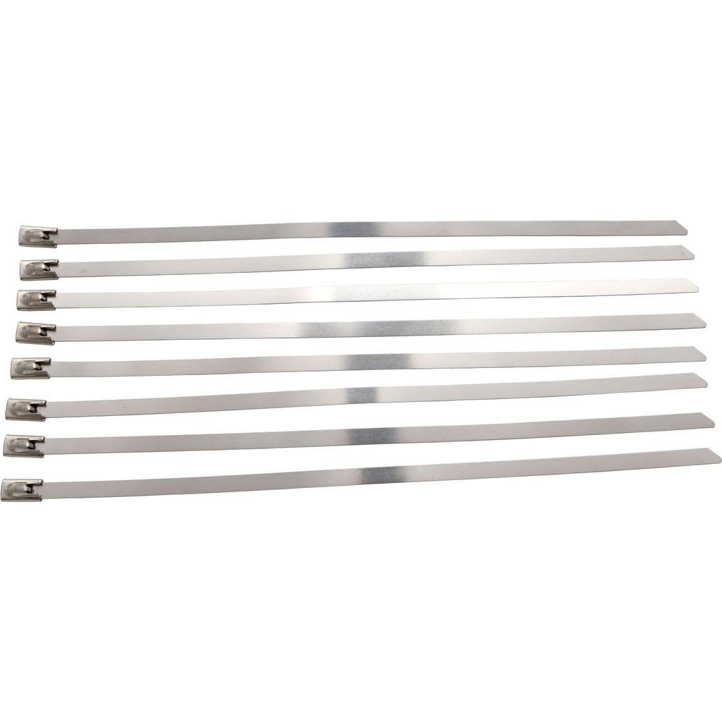 DEI Stainless Steel Locking Ties (8in, Pack/8)