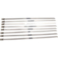 DEI Stainless Steel Locking Ties (8in, Pack/8)