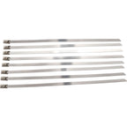 DEI Stainless Steel Locking Ties (8in, Pack/8)