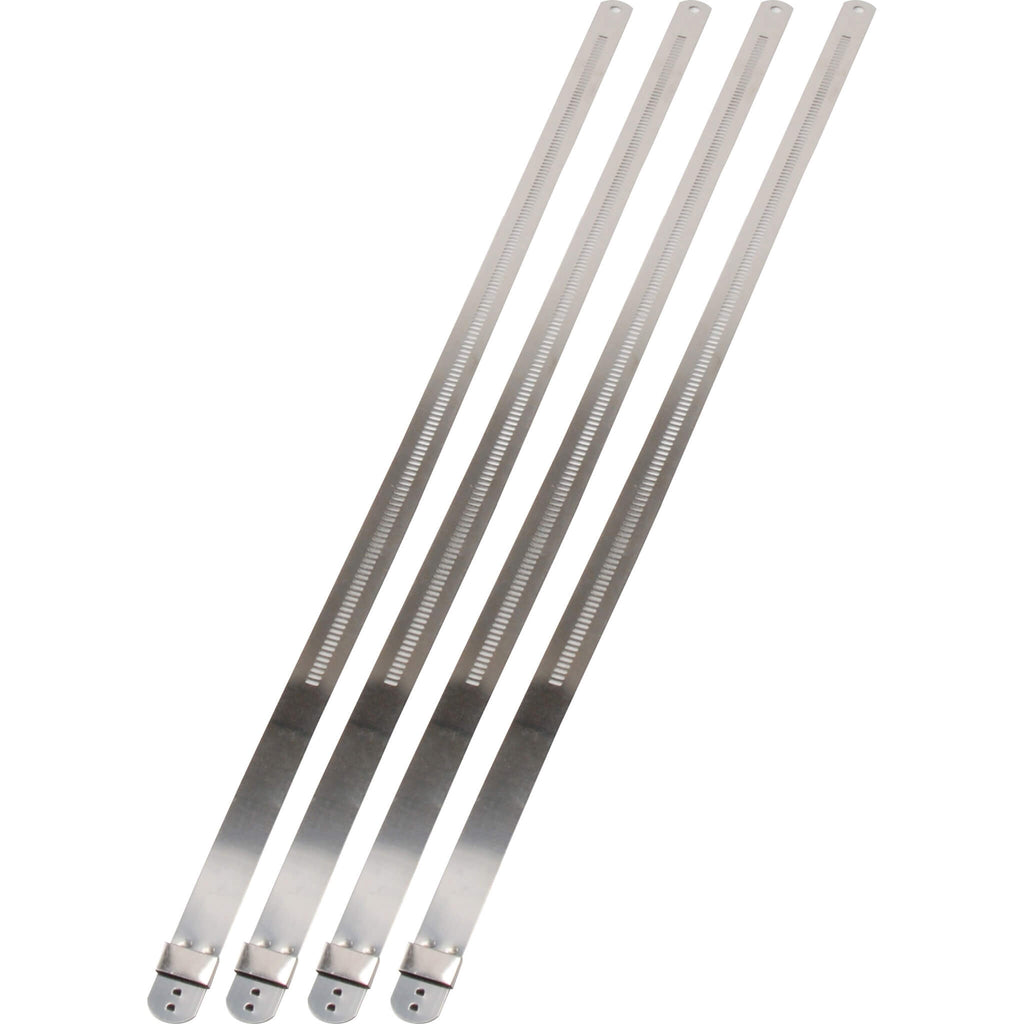 DEI Stainless Steel Positive Lock Ties (12mm x 14in, Pack/4)