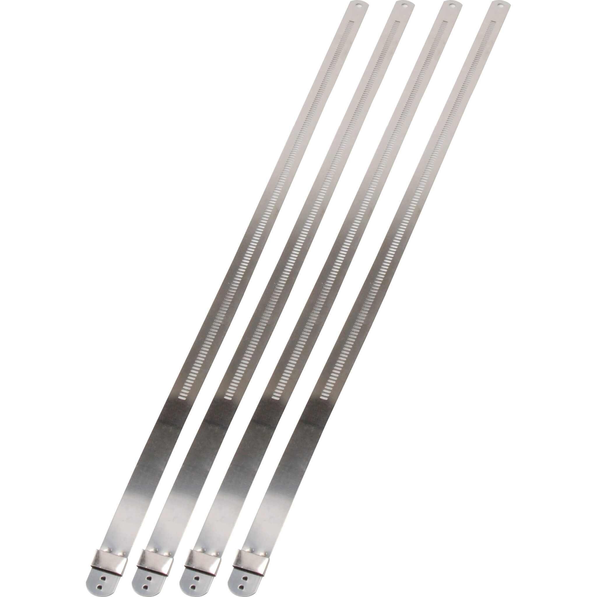 DEI Stainless Steel Positive Lock Ties (12mm x 14in, Pack/4)