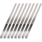 DEI Stainless Steel Positive Lock Ties (12mm x 9in, Pack/8)