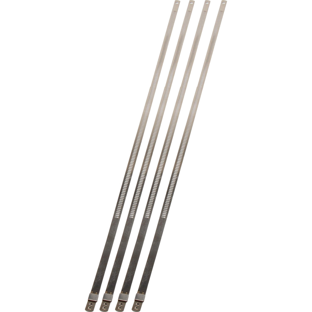 DEI Stainless Steel Positive Lock Ties (7mm x 14in, Pack/4)