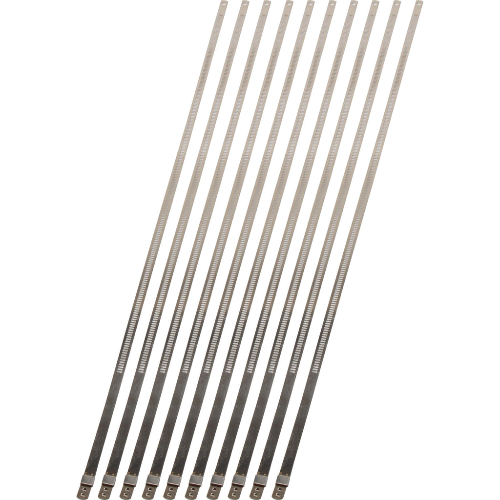 DEI Stainless Steel Positive Lock Ties (7mm x 20in, Pack/10)