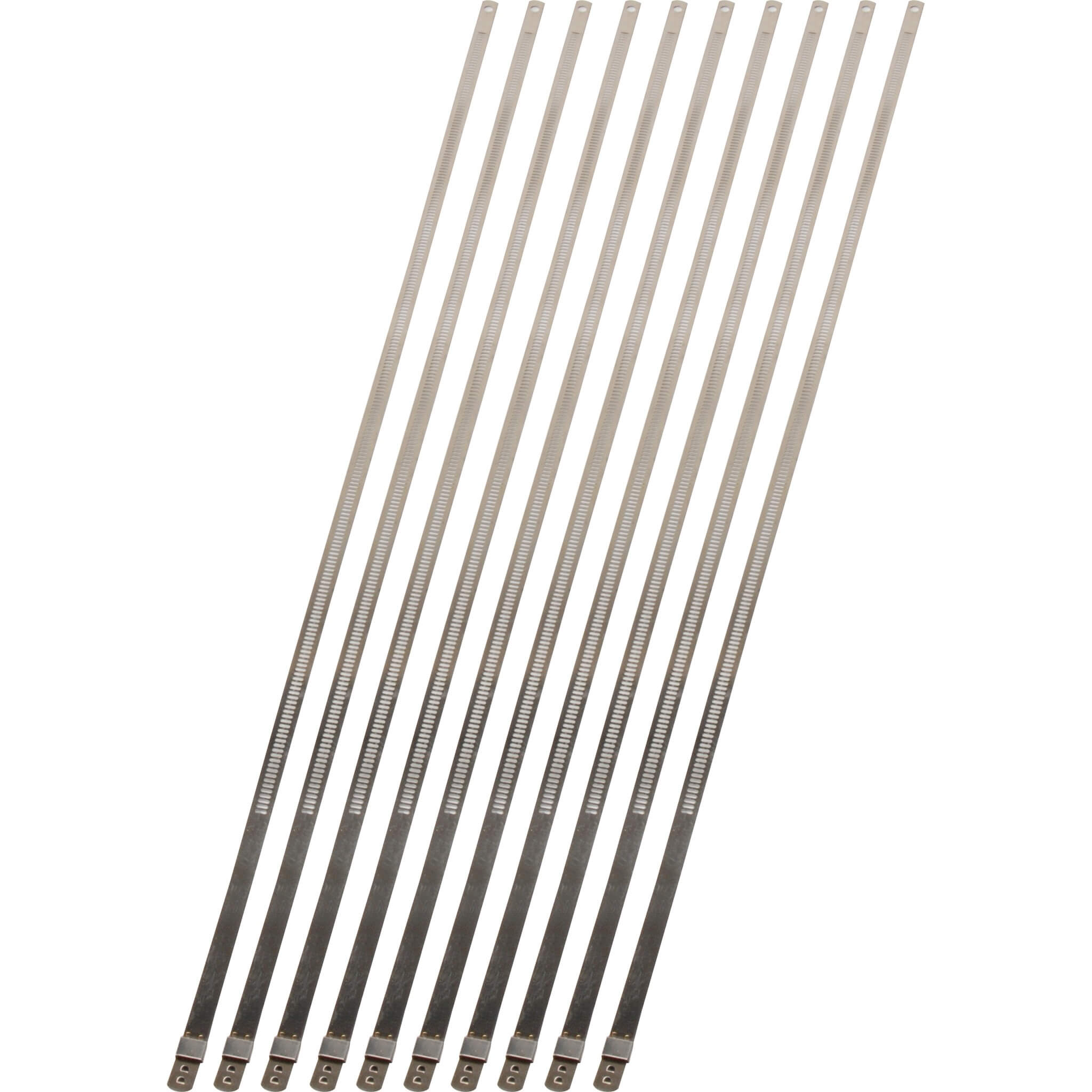 DEI Stainless Steel Positive Lock Ties (7mm x 20in, Pack/10)