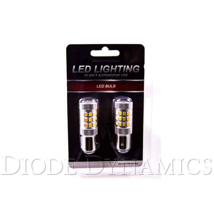 Diode Dynamics 1157 HP24 LED Turn Signal Bulbs (Cool White, 410 Lumens, Pair), 2008-2014 WRX & STi - Angle 2