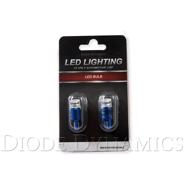 Diode Dynamics 194 HP3 LED License/Sidemarker/C-Light Bulbs (Blue, Pair), 2015-2021 WRX & STi - Angle 2