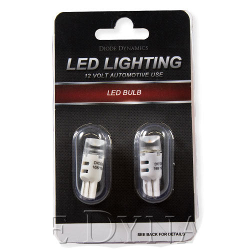 Diode Dynamics 194 HP5 LED License/Sidemarker/C-Light Bulbs (Natural White, Pair), 2015-2026 WRX & STi - Angle 2