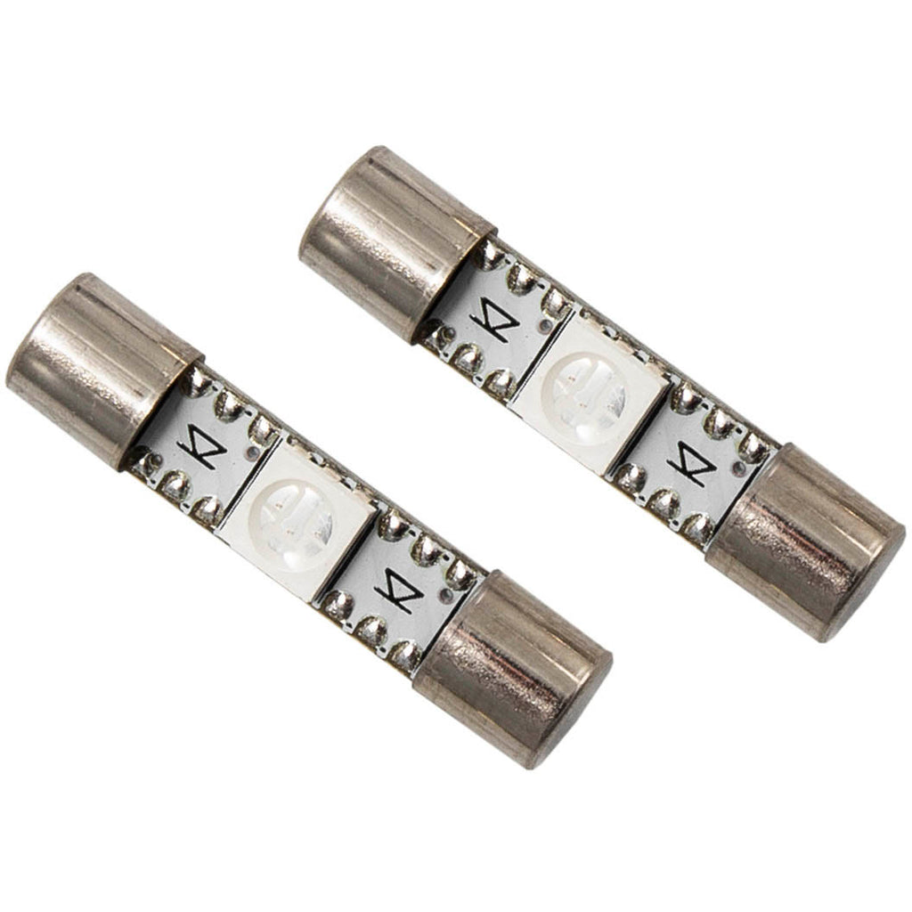 Diode Dynamics 28mm SMF1 LED Vanity Light Bulbs (Green, Pair), 2015-2025 WRX & 2015-2021 STi