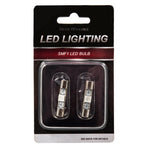 Diode Dynamics 28mm SMF1 LED Vanity Light Bulbs (Red, Pair), 2015-2025 WRX & 2015-2021 STi - Angle 2