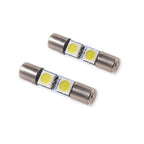 Diode Dynamics 28mm SMF2 LED Vanity Light Bulbs (24 Lumens, White, Pair), 2015-2025 WRX & 2015-2021 STi - Angle 2