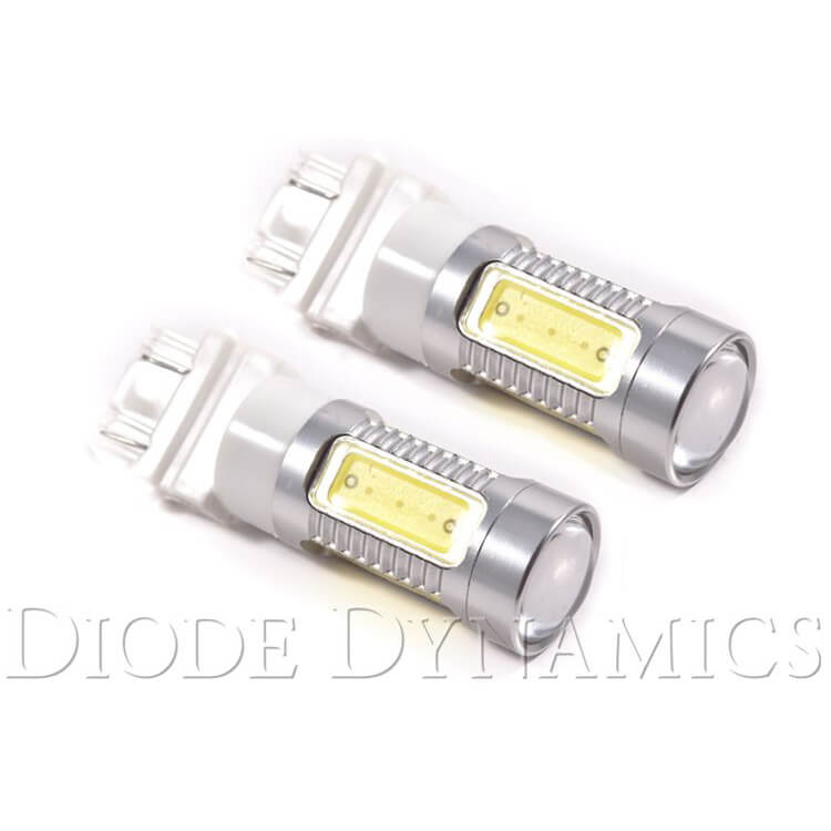 Diode Dynamics 3157 HP11 LED Rear Turn Signal Bulb (Cool White, 310 Lumens, Single), 2015-2021 Mustang - Angle 2
