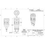 Diode Dynamics 3157 XPR LED Bulb (Cool White, 510 Lumens, Single), 2015-2021 Mustang - Angle 3