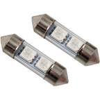 Diode Dynamics 31mm SMF2 LED Map Light Bulbs (24 Lumens, Green, Pair), 2015-2025 WRX & STi