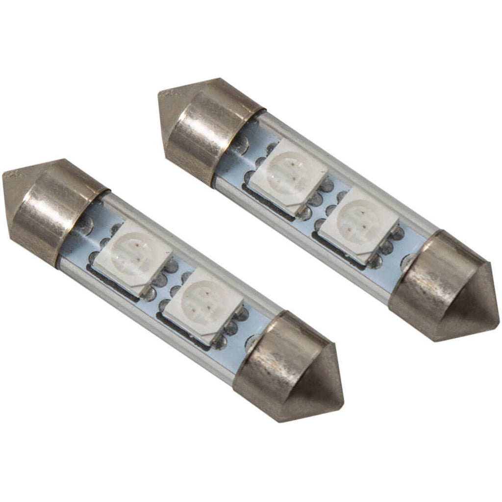 Diode Dynamics 36mm SMF2 LED Bulbs (24 Lumens, Blue, Pair)