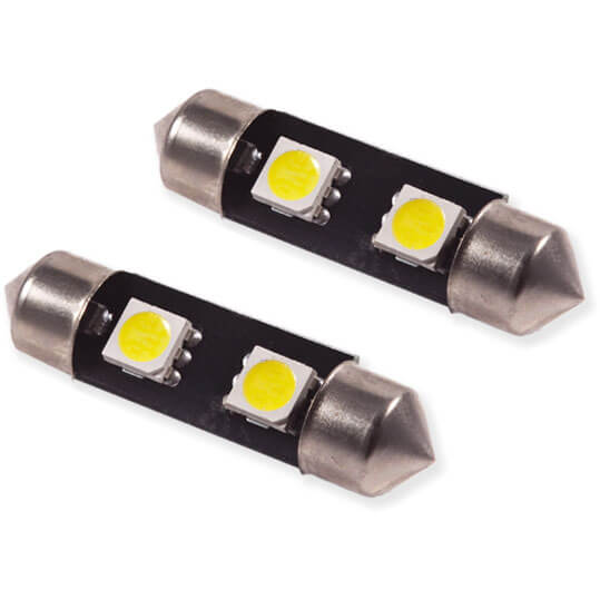 Diode Dynamics 36mm SMF2 LED Map Light Bulbs (24 Lumens, Warm White, Pair)
