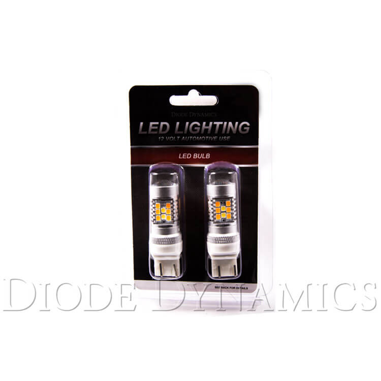 Diode Dynamics 7443 HP24 LED Switchback Front Blinker Bulbs (Cool White, Pair), 2013-2016 BRZ & FR-S - Angle 2