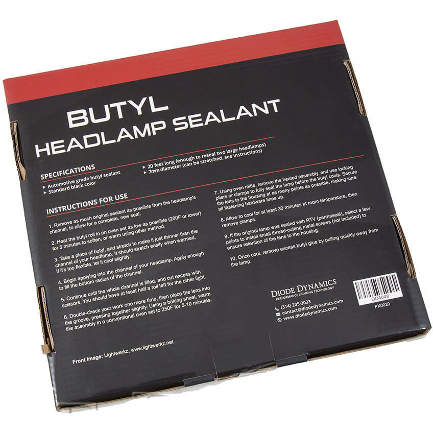 Diode Dynamics Butyl Head Lamp Sealant - Angle 3