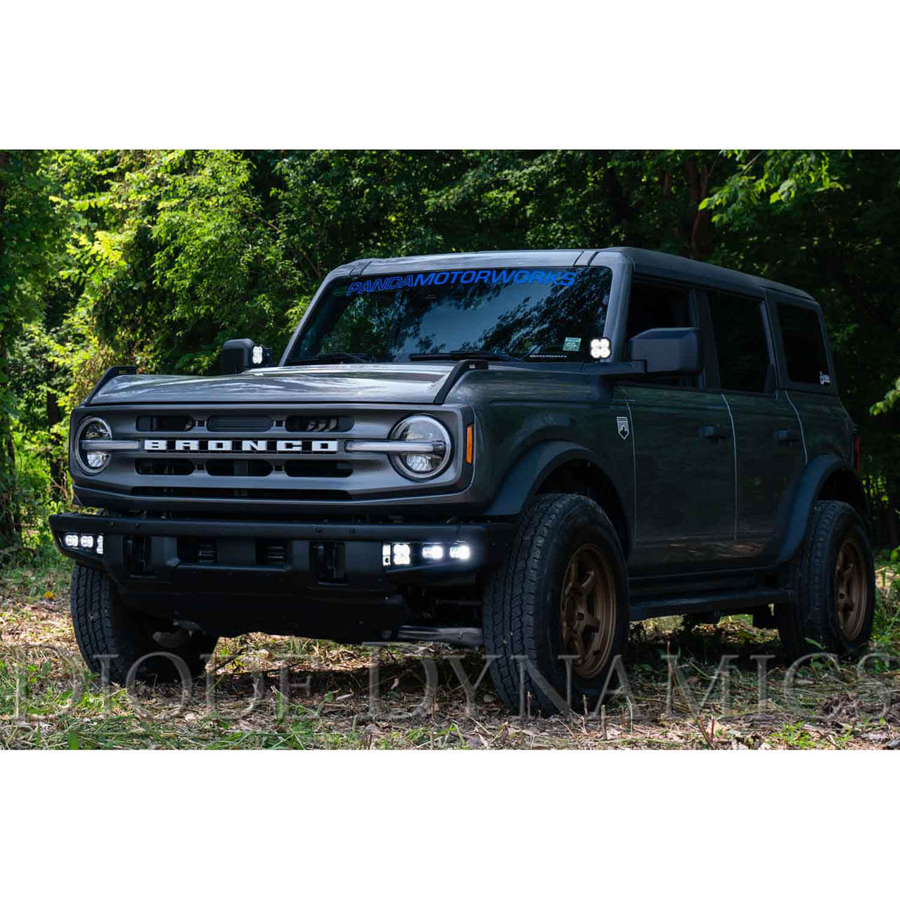 Diode Dynamics Fog Pocket Bracket Kit (Pair/2), 2021 Bronco - Angle 3