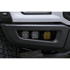 Diode Dynamics Fog Pocket Pod Bracket Kit, 2017-2020 F-150 Raptor - Angle 2