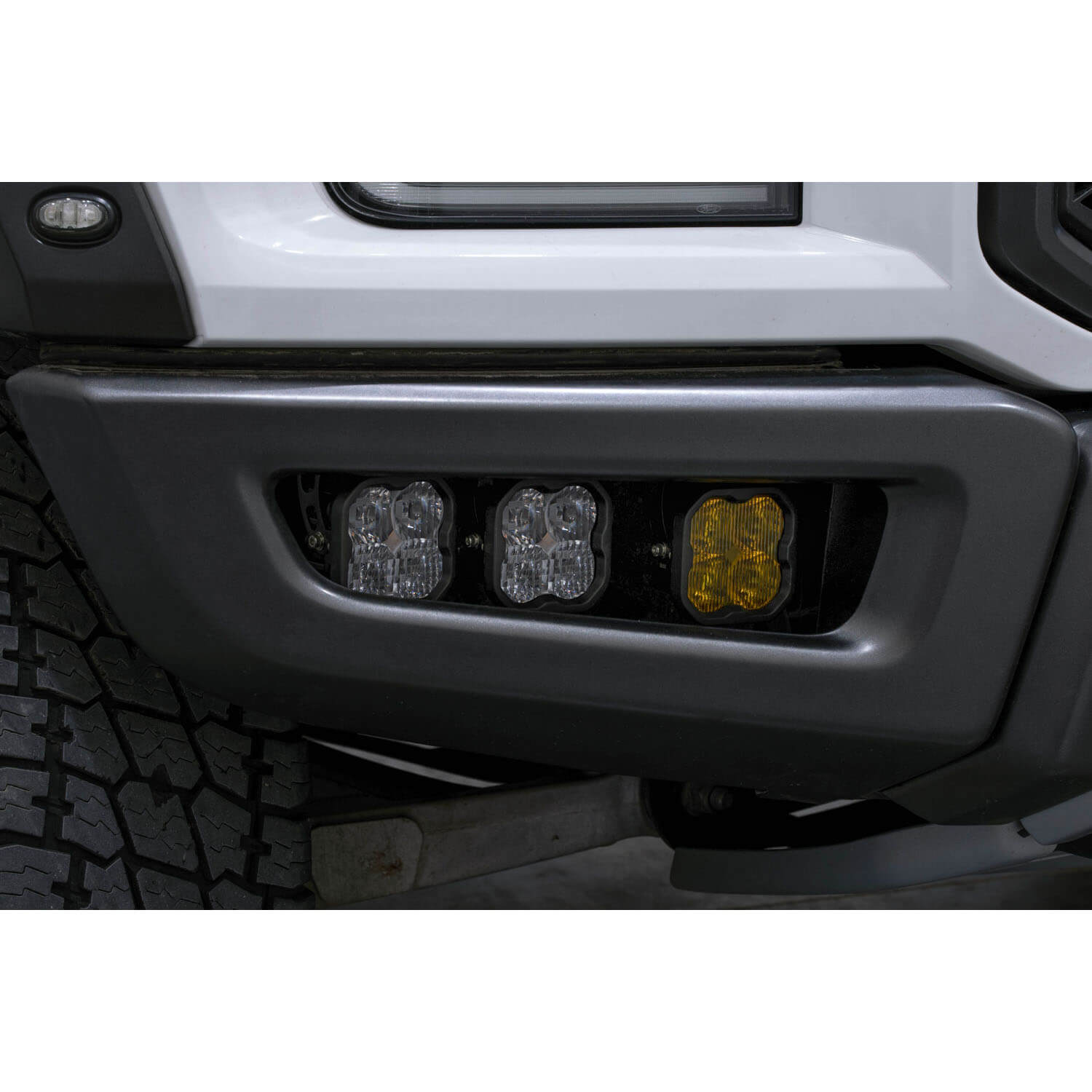 Diode Dynamics Fog Pocket Pod Bracket Kit, 2017-2020 F-150 Raptor - Angle 2