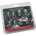 Diode Dynamics Interior LED Bulb Lighting Kit (Stage 1, Green), 2015-2017 Mustang